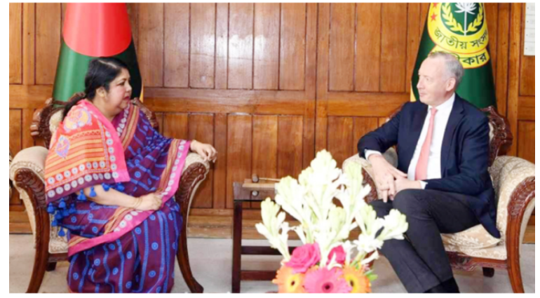 স্পিকারের সঙ্গে বেলজিয়ামের রাষ্ট্রদূতের সাক্ষাৎ