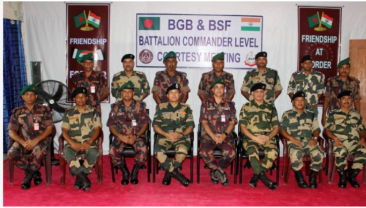 কুড়িগ্রামে বিজিবি-বিএসএফ পতাকা বৈঠক অনুষ্ঠিত
