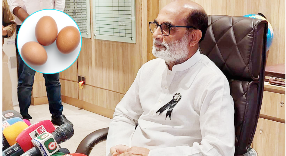 ডিমের দাম নিয়ে প্রশ্নবাণে জর্জরিত মন্ত্রী