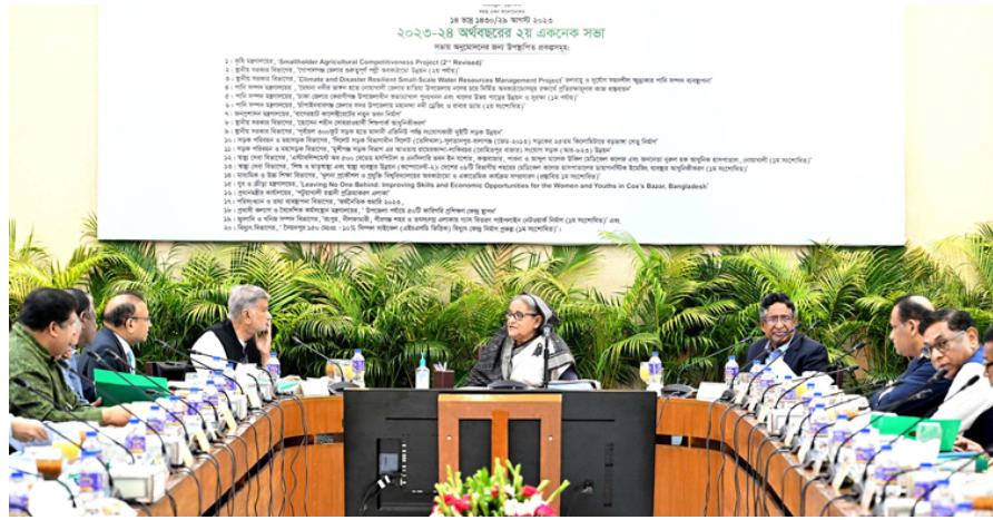 প্রকল্পে অপ্রয়োজনীয় ব্যয় কমানোর তাগিদ প্রধানমন্ত্রীর