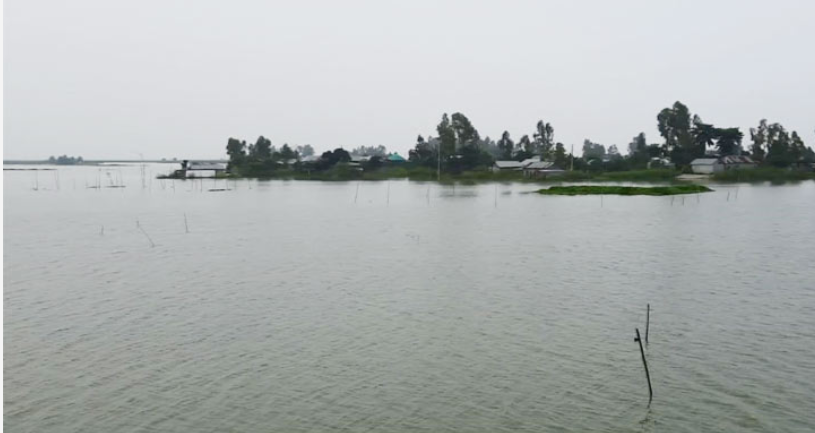 বগুড়ায় যমুনার পানি বিপৎসীমার ৮ সে.মি. উপরে