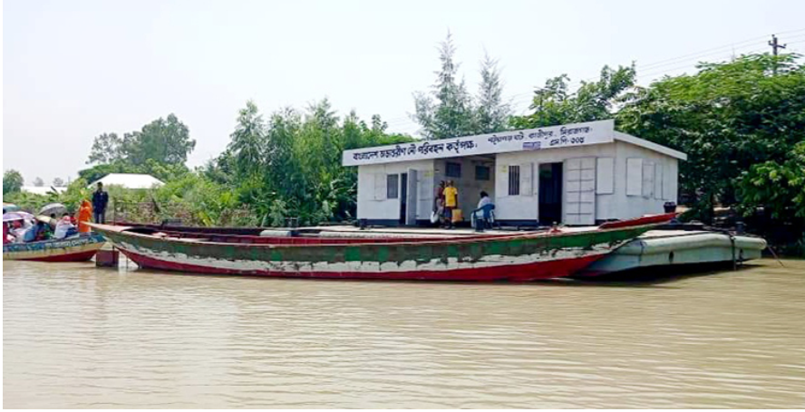 পানিবন্দি দুই হাজার পরিবার, তলিয়ে গেছে ৪৪৫ হেক্টর ফসল