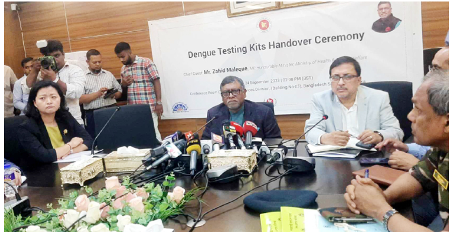 মশা একবার উড়ে গেলে নিয়ন্ত্রণের বাইরে চলে যায়: স্বাস্থ্যমন্ত্রী