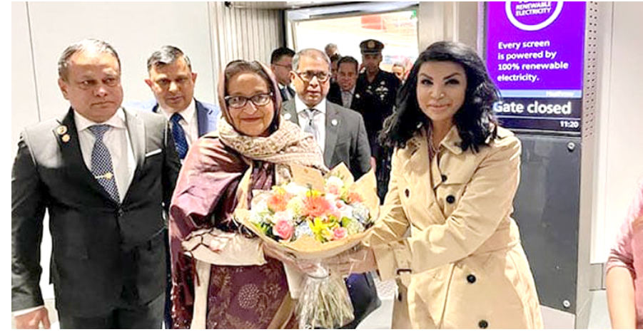 লন্ডনে পৌঁছেছেন প্রধানমন্ত্রী