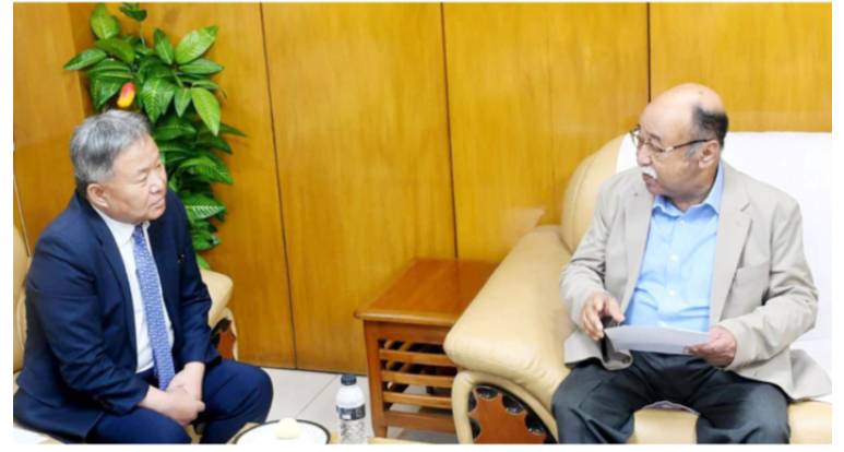 শিল্পমন্ত্রীর সঙ্গে দক্ষিণ কোরিয়ার রাষ্ট্রদূতের সাক্ষাৎ