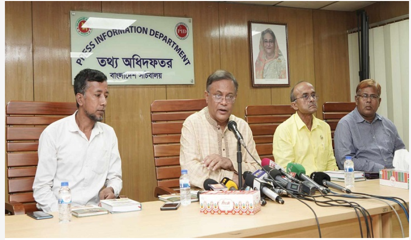 যুদ্ধের নামে ফিলিস্তিনিদের জিম্মি করা সমীচীন নয়: তথ্যমন্ত্রী