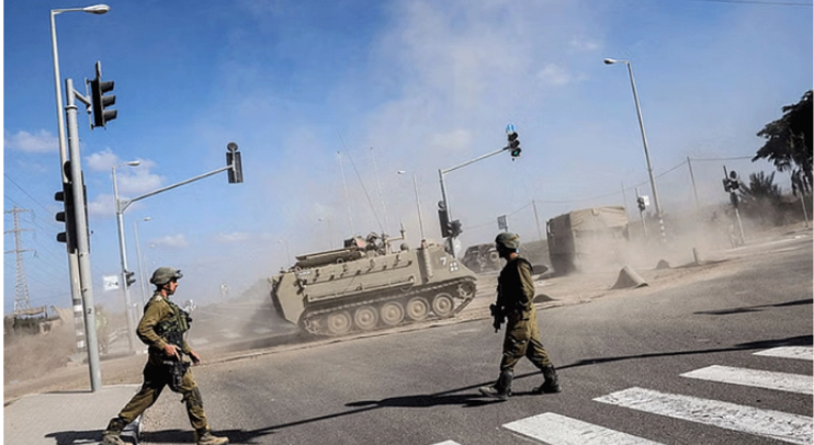 গাজায় ইসরায়েলের স্থল অভিযান শুরু