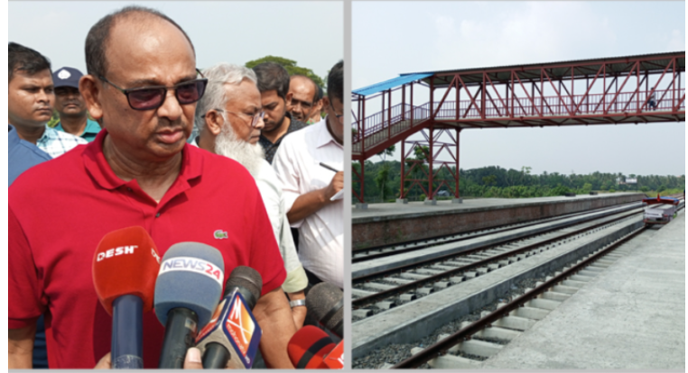 খুলনা-মোংলা রেললাইন বেহাল দেখে ক্ষোভ ঝাড়লেন রেলমন্ত্রী
