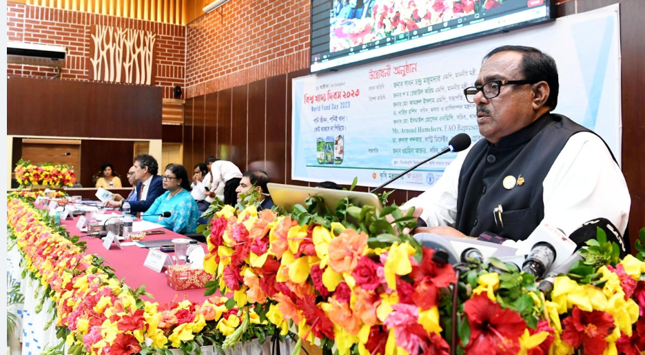 দেশ এখন খাদ্যে স্বয়ংসম্পূর্ণ : খাদ্যমন্ত্রী