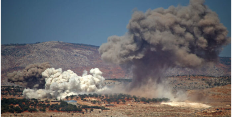 সিরিয়ায় রুশ বিমান হামলা, নিহত ৩৪