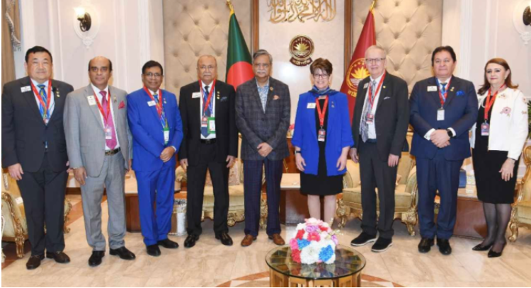 রাষ্ট্রপতির সঙ্গে লায়ন্স ক্লাবের প্রতিনিধিদলের সাক্ষাৎ