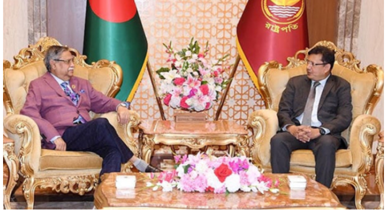 রাষ্ট্রপতির সঙ্গে ইন্দোনেশিয়ায় নিযুক্ত রাষ্ট্রদূতের সাক্ষাৎ