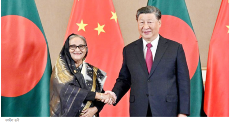 শেখ হাসিনাকে চীনা প্রেসিডেন্টের অভিনন্দন