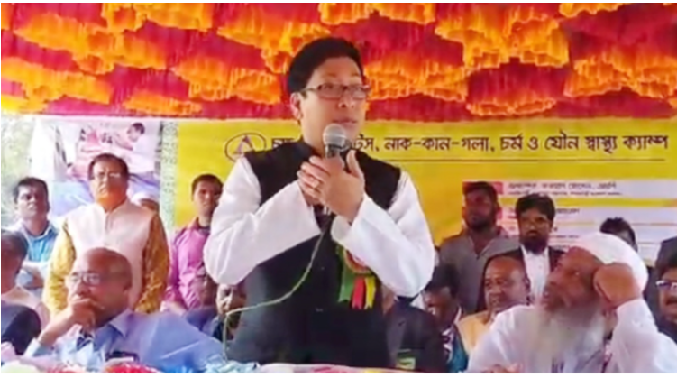মেহেরপুরে স্বাস্থ্য ক্যাম্পের উদ্বোধন করলেন জনপ্রশাসন মন্ত্রী