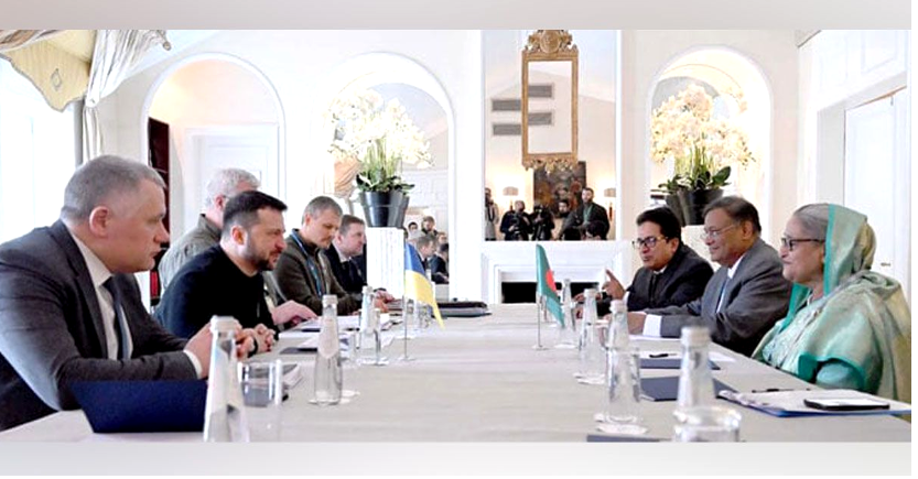 মিউনিখে শেখ হাসিনা ও ভলোদিমির জেলেনস্কির মধ্যে বৈঠক