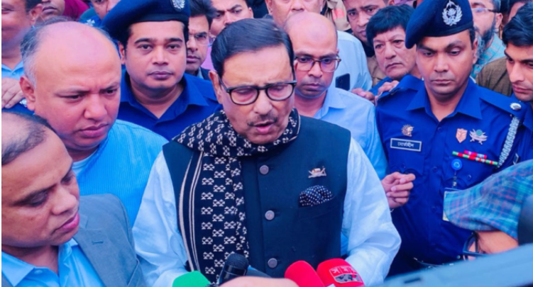 উপজেলা নির্বাচনে না এলে বিএনপিকে আবার পালাতে হবে : ওবায়দুল কাদের