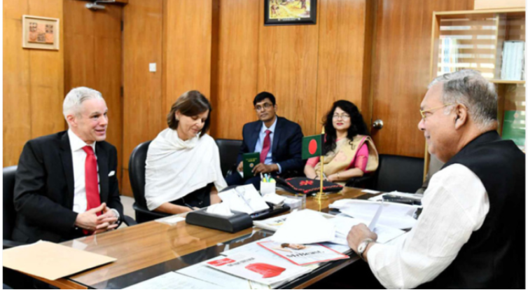 কৃষিমন্ত্রীর সঙ্গে সুইজারল্যান্ডের রাষ্ট্রদূতের বৈঠক