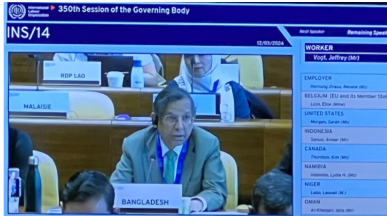 শ্রমবান্ধব পরিবেশ তৈরিতে সরকার দৃঢ়প্রতিজ্ঞ