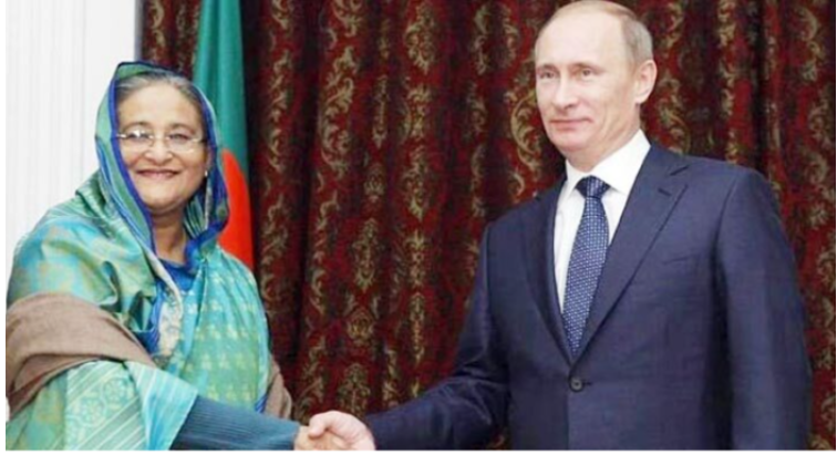 পুতিনকে হাসিনার অভিনন্দন
