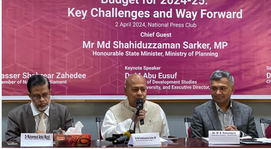 নতুন বাজেট হবে ৮ লাখ কোটির : পরিকল্পনা প্রতিমন্ত্রী