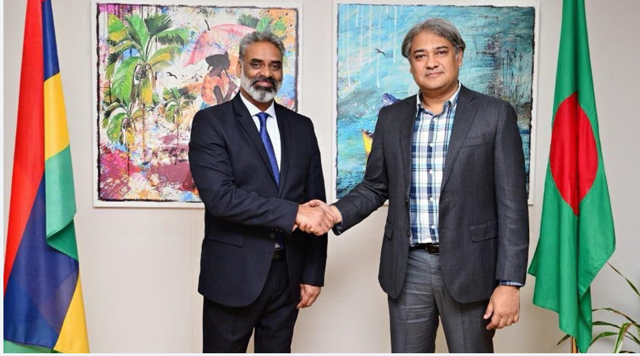 বাংলাদেশ ও মরিশাসের মধ্যে দ্বিপাক্ষিক বাণিজ্য নিয়ে আলোচনা