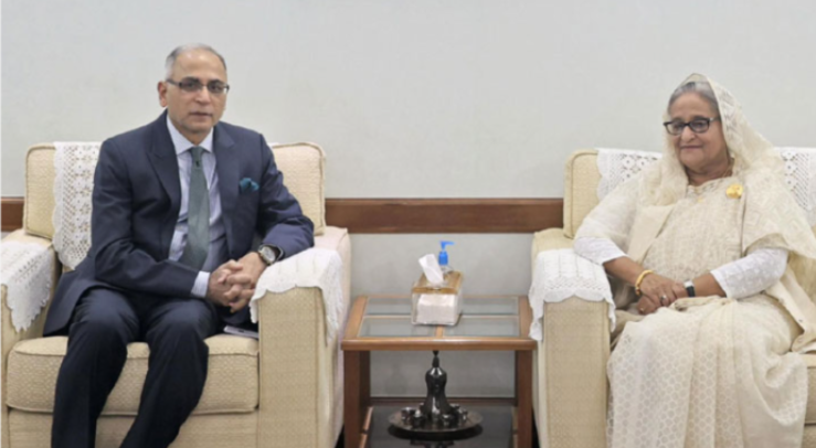 প্রধানমন্ত্রীর সঙ্গে ভারতের পররাষ্ট্র সচিবের সাক্ষাৎ