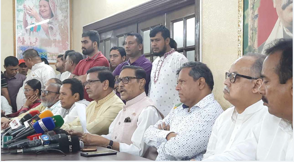 বাংলাদেশ ব্যাংকে সাংবাদিকরা কেন ঢুকবে, প্রশ্ন ওবায়দুল কাদেরের