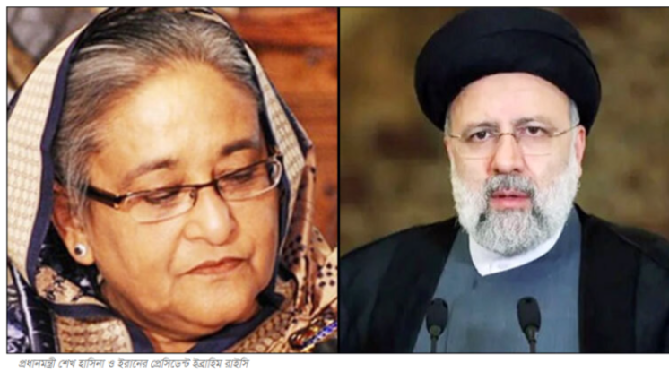 ইরানের প্রেসিডেন্টের মৃত্যুতে শেখ হাসিনার শোক