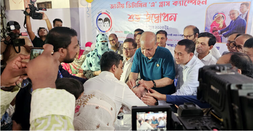 ভিটামিন এ প্লাস ক্যাম্পেইনের সফলতায় রাতকানা রোগ নির্মূল হয়েছে