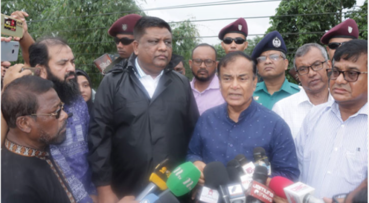 বন্যায় মিঠামইন সড়ক দায়ী হলে সেখানে পানি পারাপারের ব্যবস্থা করবে সরকার