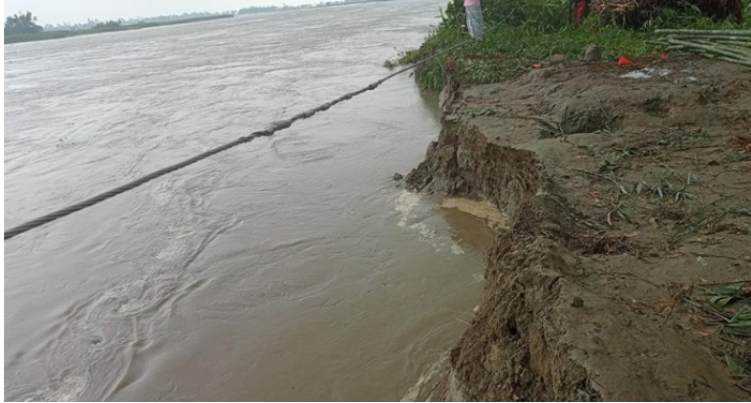 তিস্তার ভাঙনের কবলে শতাধিক পরিবার