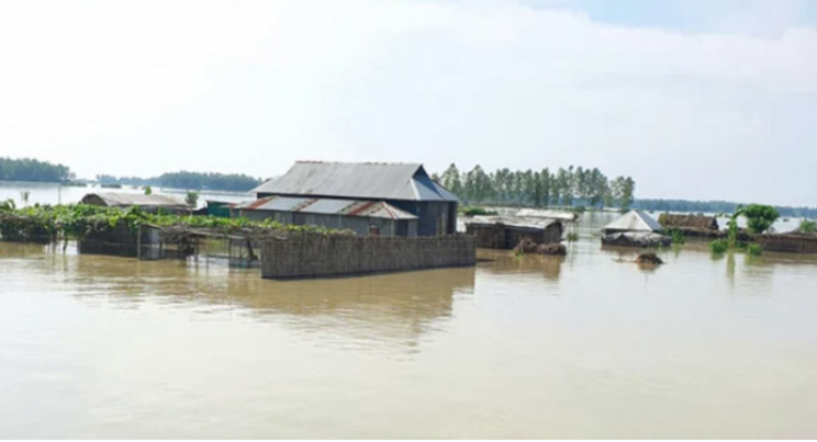 টাঙ্গাইলে বিপৎসীমার ওপরে তিন নদীর পানি, ৪৪ হাজার মানুষ পানিবন্দি