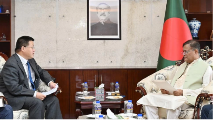 পররাষ্ট্রমন্ত্রীর সাথে চীনের রাষ্ট্রদূতের সাক্ষাৎ