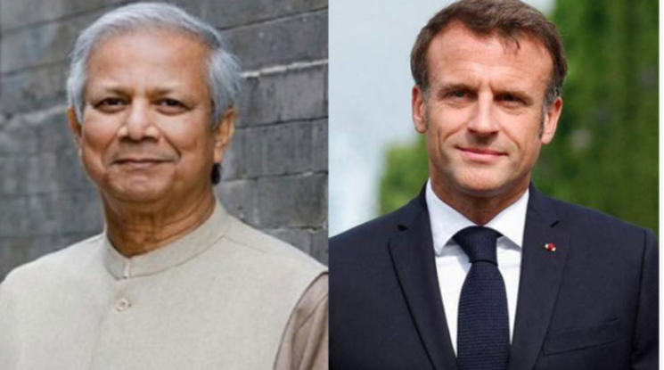 ড. ইউনূসকে ইমানুয়েল ম্যাক্রোর অভিনন্দন