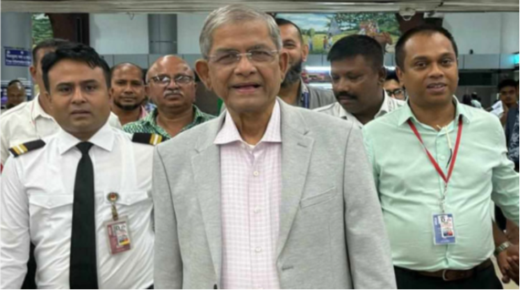 সিঙ্গাপুর গেলেন মির্জা ফখরুল