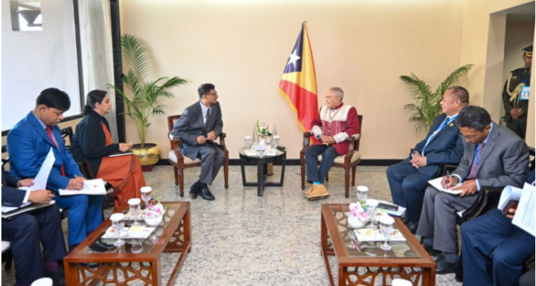 পূর্ব তিমুরের প্রেসিডেন্টের স‌ঙ্গে পররাষ্ট্র উপদেষ্টার বৈঠক