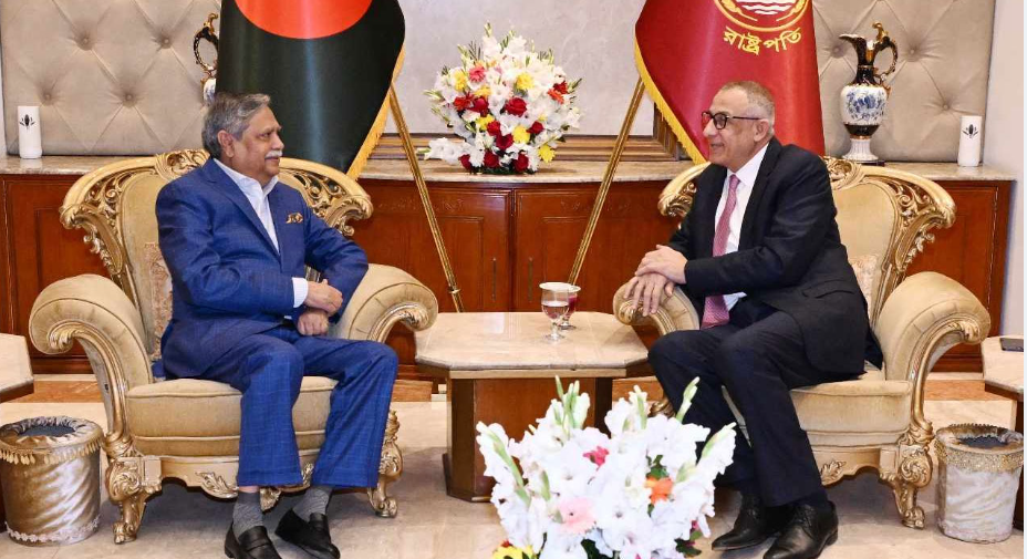 রাষ্ট্রপতির সঙ্গে ফিলিস্তিনের রাষ্ট্রদূতের সৌজন্য সাক্ষাৎ