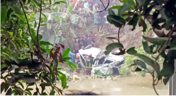 ফরিদপুরে ট্রেনের ধাক্কায় মাইক্রোবাসের ৫ যাত্রী নিহত