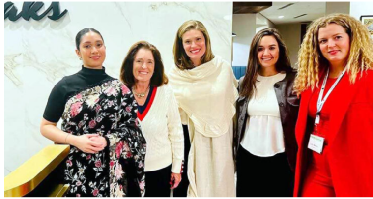 মার্কিন নেত্রী রেবেকা ওয়াগনারের সঙ্গে জাইমা রহমানের বৈঠক