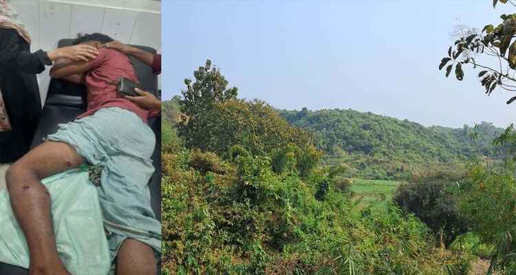 মিয়ানমার থেকে ছোড়া গুলিতে ২ বাংলাদেশি যুবক আহত