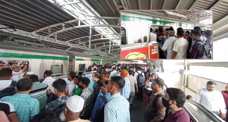 ঢাকার মেট্রোতে এমন দৃশ্য আগে দেখেনি কেউ!