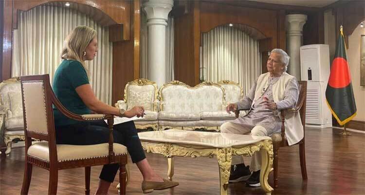 স্কাই নিউজকে ড. ইউনূস: ডিসেম্বরে নির্বাচন, রোহিঙ্গা ইস্যুও বড় চ্যালেঞ্জ