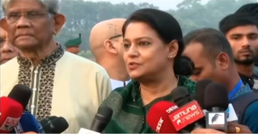 জনগণের আস্থা আনতে ঐকমত্যে পৌঁছানো ছাড়া উপায় নেই: রিজওয়ানা হাসান