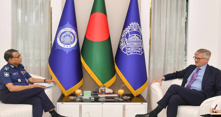 আইজিপির সঙ্গে জাতিসংঘের আন্ডার সেক্রেটারি জেনারেলের সাক্ষাৎ