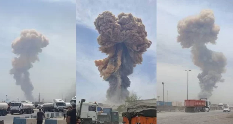 ইরানের বন্দরে ভয়াবহ বিস্ফোরণ, আহত ৫ শতাধিক