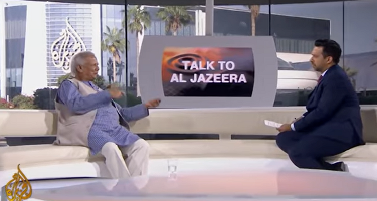 মোদি বলেছেন হাসিনাকে ‘চুপ’ রাখতে পারব না, আল-জাজিরাকে ড. ইউনূস