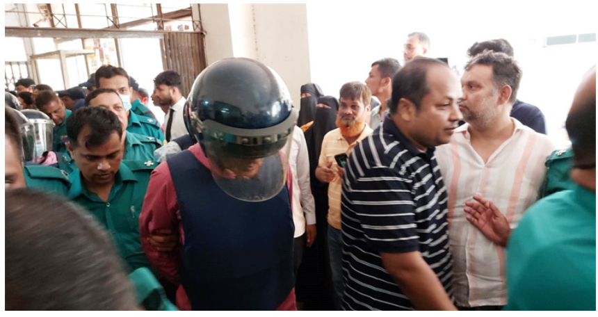 যাত্রাবাড়ী থানার সাবেক ওসি আবুল হাসান ফের রিমান্ডে