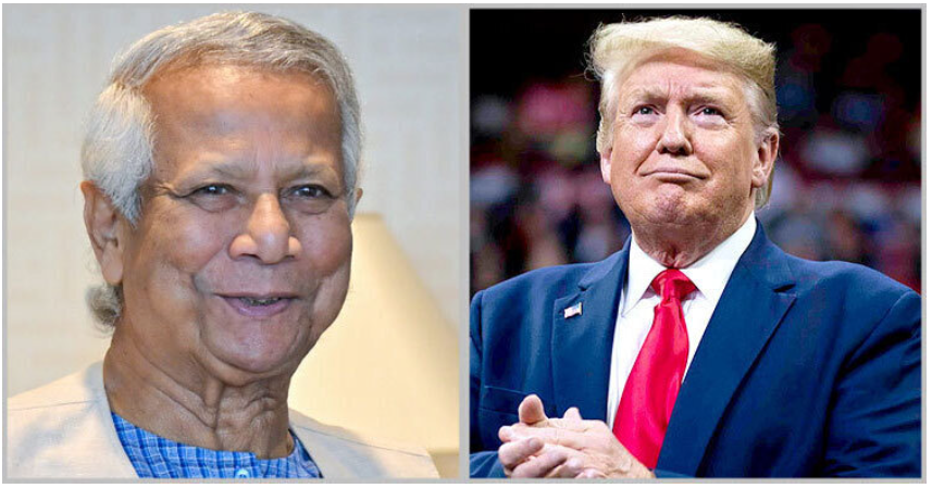 শুল্ক ৩ মাসের জন্য স্থগিত করায় ট্রাম্পকে ধন্যবাদ জানালেন ড. ইউনূস