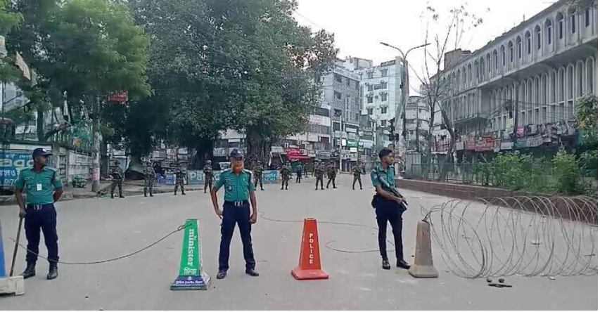 মার্চ ফর গাজা নিরাপত্তার চাদরে ঢাকা, সজাগ দৃষ্টিতে আইনশৃঙ্খলা বাহিনী