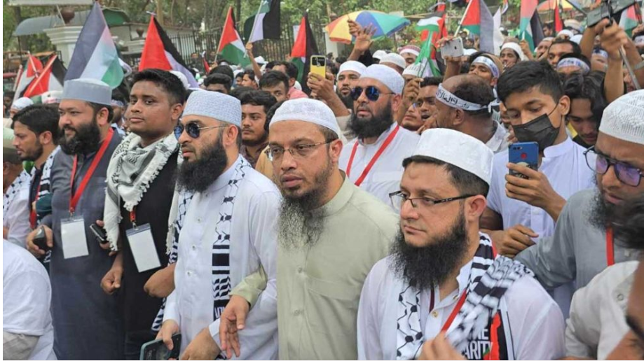 কুরআন তিলাওয়াতের মধ্য দিয়ে শুরু হলো ‘মার্চ ফর গাজা’ কর্মসূচি